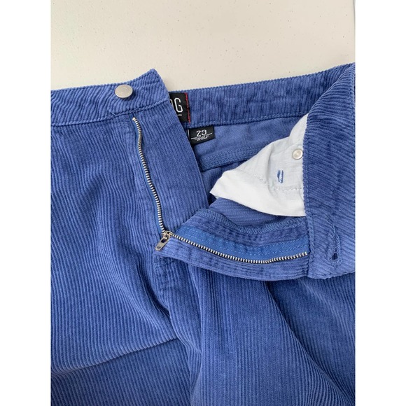 BDG Urban Outfitters High Rise Mom Corduroy Pants Blue Size 29 Straight Leg - Picture 8 of 10